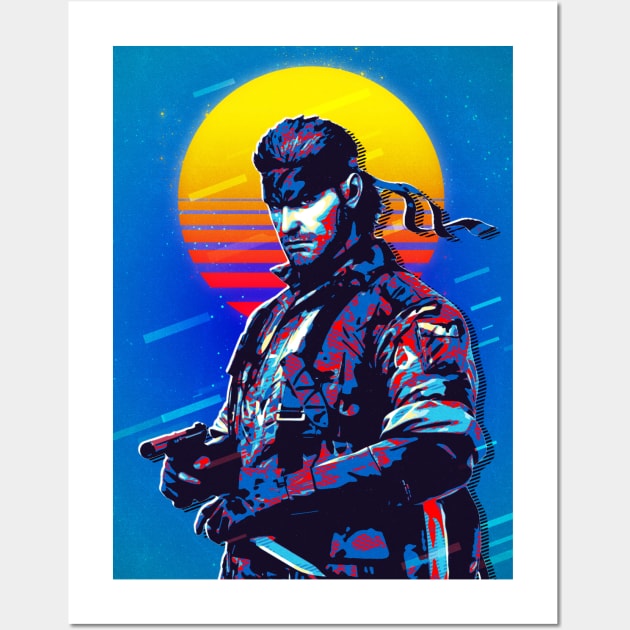 Solid Snake Wall Art by Durro